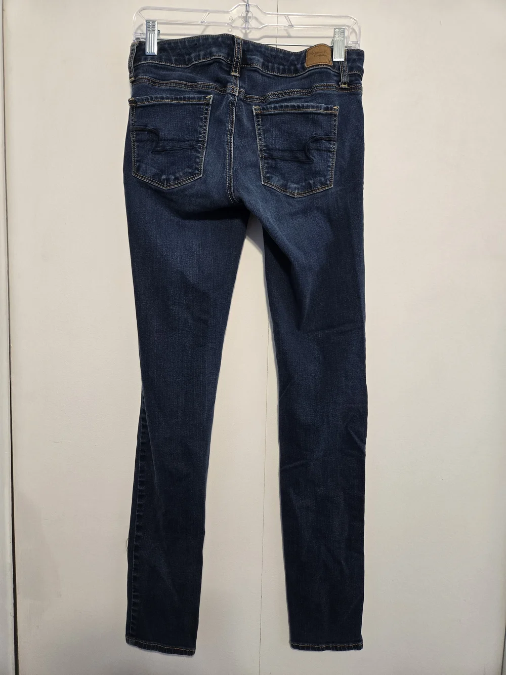 American Eagle Super‎ Stretch Skinny Jeans Dark Wash Women's 6 Long